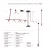 Стойка Denkirs TR5537-BK Стойка Denkirs TR5537-BK