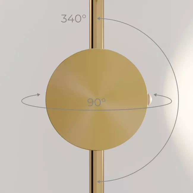 Бра Elektrostandard 40154/LED латунь 4000K Бра Elektrostandard 40154/LED латунь 4000K