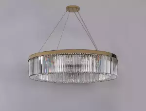 Подвесная люстра Newport 10110+6/C gold