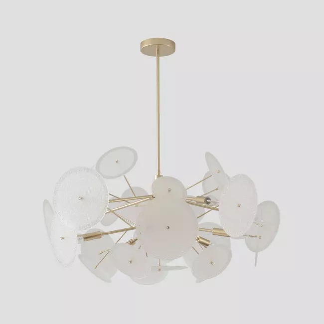 Люстра на штанге Crystal Lux DANDELION SP10 GOLD Люстра на штанге Crystal Lux DANDELION SP10 GOLD