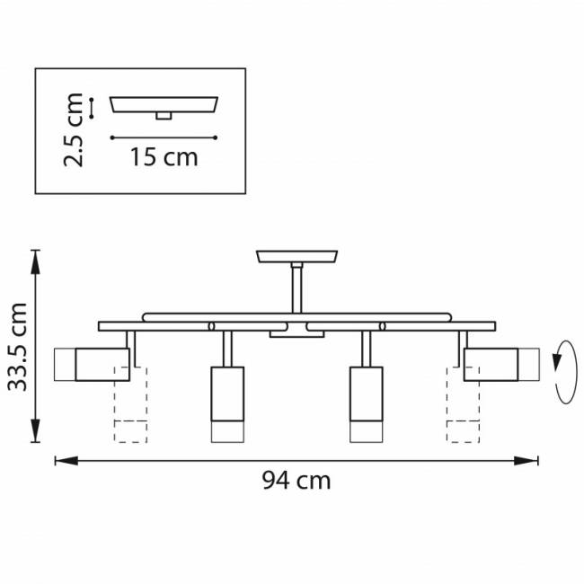 Люстра на штанге Lightstar LR7183743641 Люстра на штанге Lightstar LR7183743641