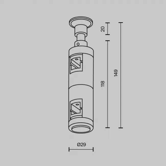 Стойка Maytoni TRA155CW-D1-PT Стойка Maytoni TRA155CW-D1-PT