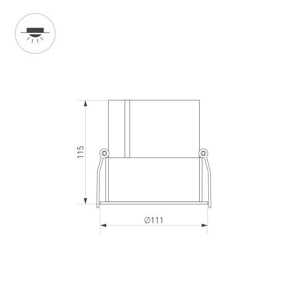 Светильник Downlight Arlight 035463 Светильник Downlight Arlight 035463