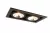 Встраиваемый светильник ARTE Lamp A5949PL-2BK