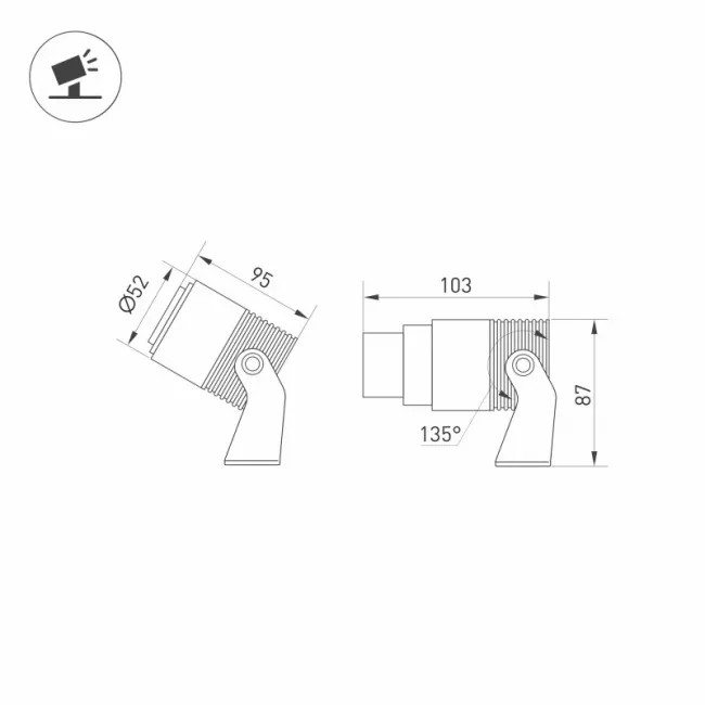 Прожектор Arlight 028076(1) Прожектор Arlight 028076(1)