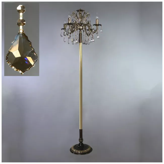 Торшер AMBIENTE by BRIZZI 2118F/4 PB Honey Leaf Торшер AMBIENTE by BRIZZI 2118F/4 PB Honey Leaf