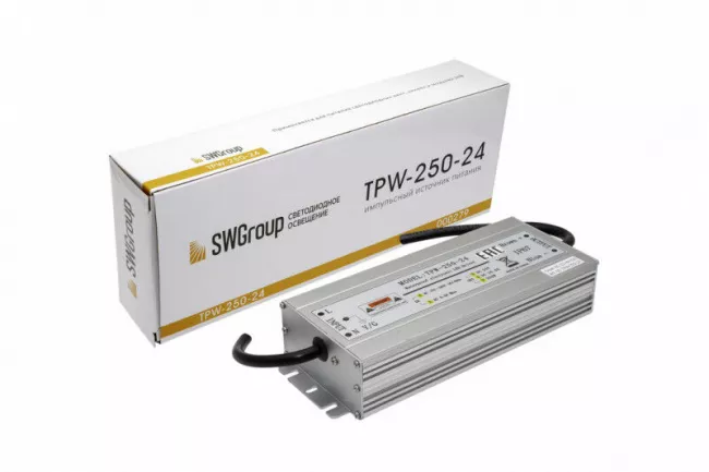 Блок питания для светодиодной ленты SWG TPW-250-24 Блок питания для светодиодной ленты SWG TPW-250-24