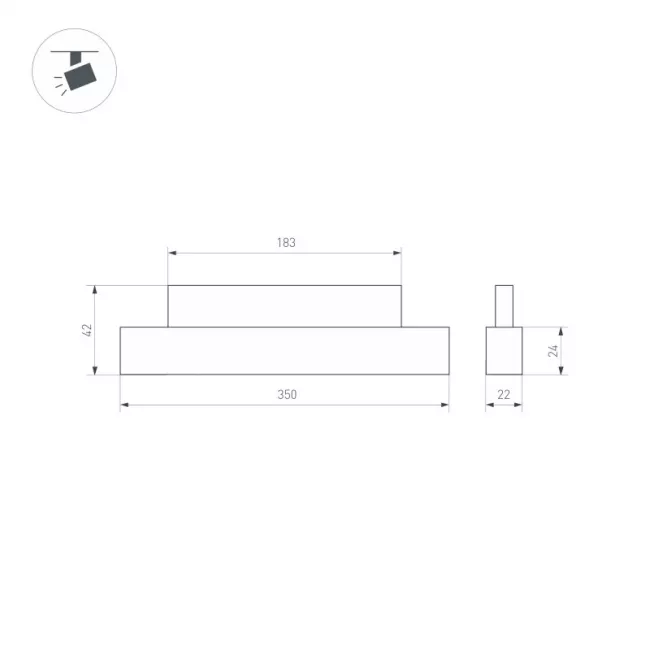 Светильник на шине Arlight 049589(1) Светильник на шине Arlight 049589(1)