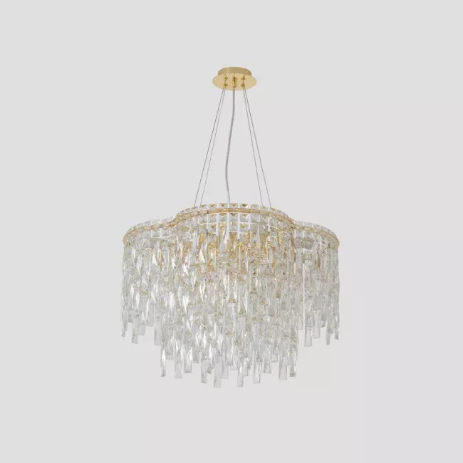 Подвесная люстра Crystal Lux ABRIL SP12 GOLD Подвесная люстра Crystal Lux ABRIL SP12 GOLD