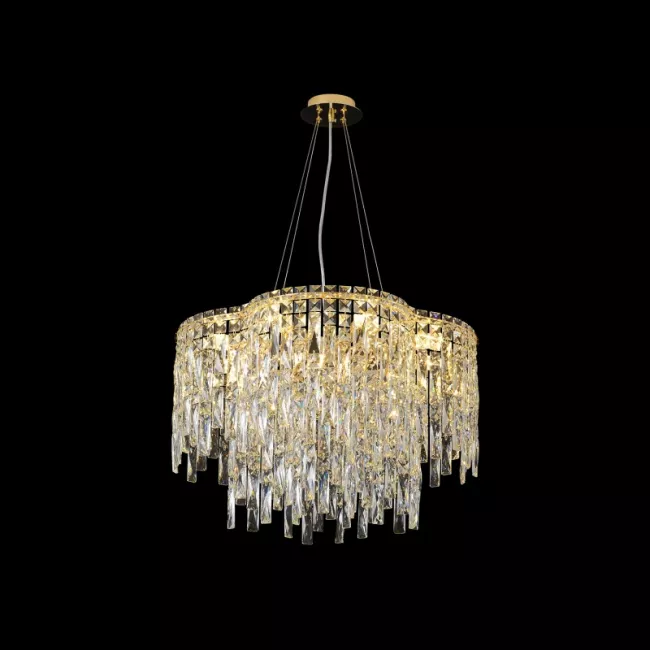 Подвесная люстра Crystal Lux ABRIL SP12 GOLD Подвесная люстра Crystal Lux ABRIL SP12 GOLD
