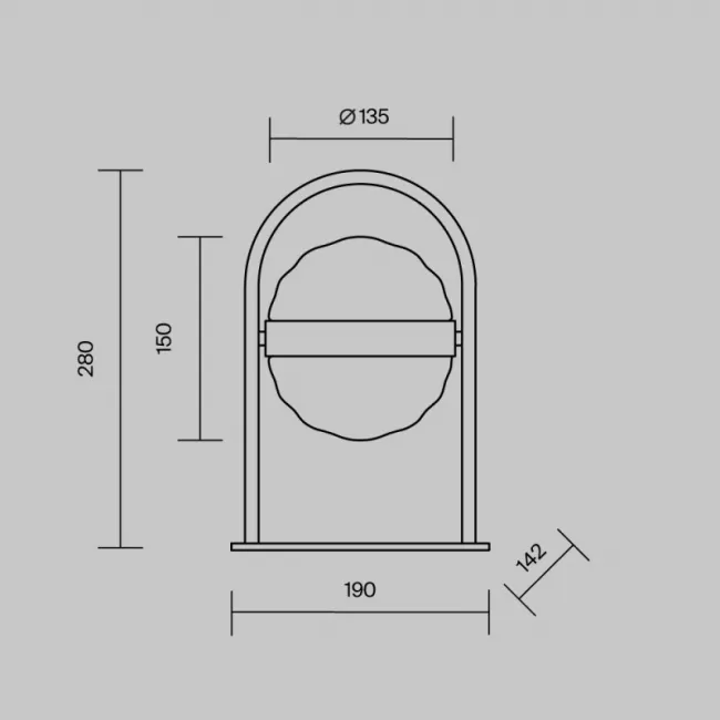 Настольная лампа Maytoni MOD379TL-L4B3K