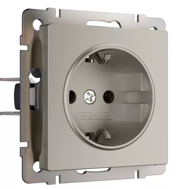 Розетка Werkel W1271104 дымчатый
