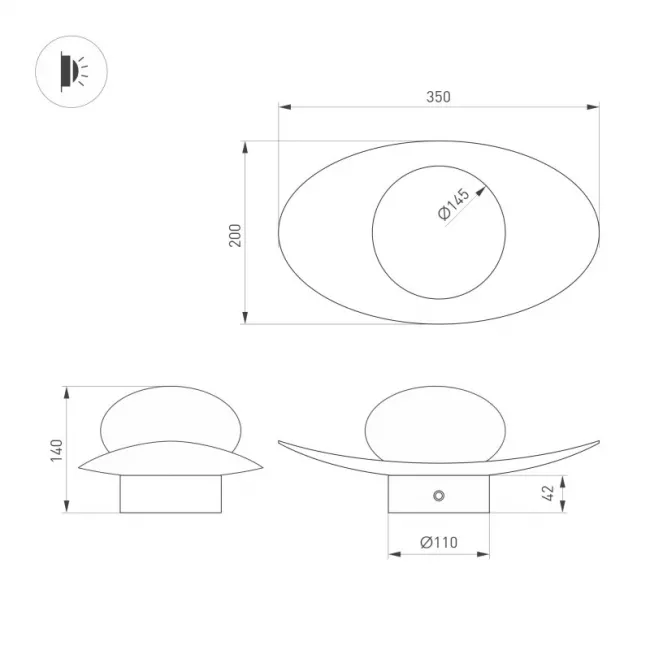 Бра Arlight 057590 Бра Arlight 057590