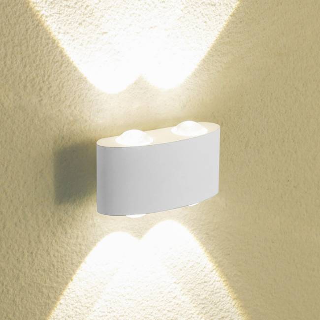 Светильник настенный Elektrostandard 1555 TECHNO LED TWINKY DOUBLE белый Светильник настенный Elektrostandard 1555 TECHNO LED TWINKY DOUBLE белый