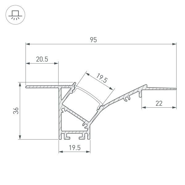 Профиль Arlight 039949 Профиль Arlight 039949
