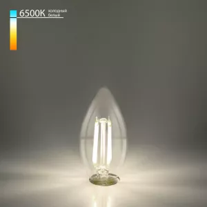 Светодиодная лампа Elektrostandard Свеча BLE1440 9W 6500K E14 (CW35 прозрачный)